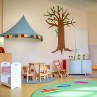 Innenansicht Familienzentrum und Kita "Kleine Freunde" - Freialdenhoven [Foto: © Dominika Stollenwerk]